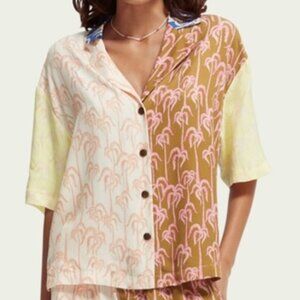 Scotch & Soda Shirt NWT Oversized Beach Shirt